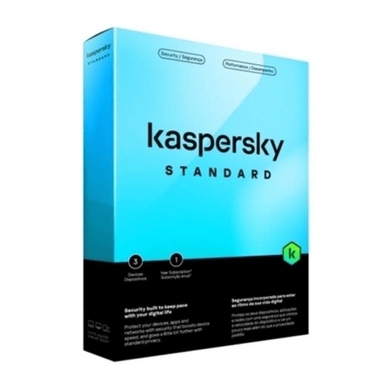 Kaspersky Standard Anti-Virus 1-year 3-Device License KL10419DCFS - ESD