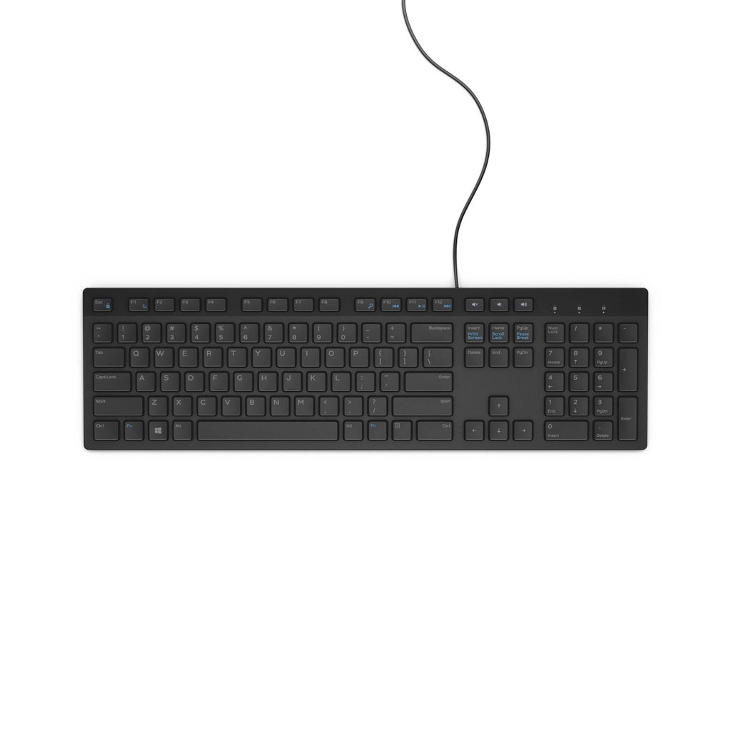 Dell KB216 Keyboard USB QWERTY US International Black 580-ADHK